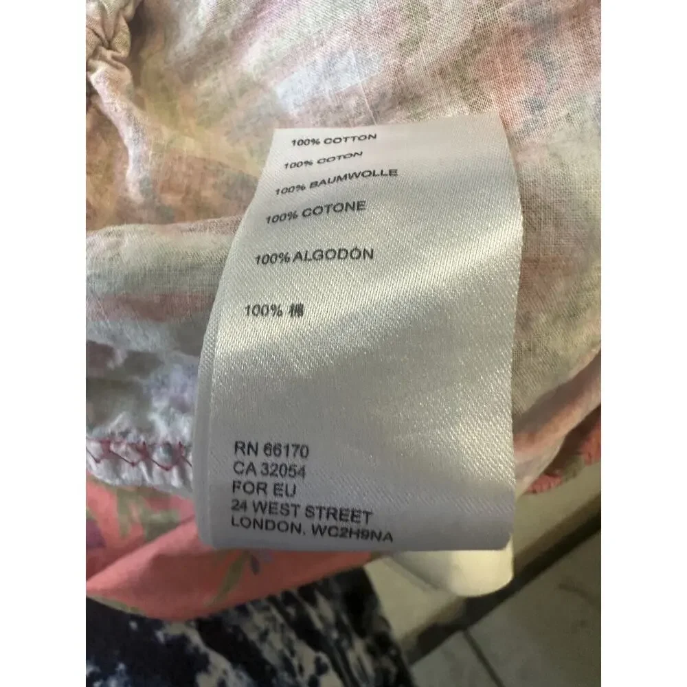 Free People After Glow Balloon Pants Printed Mid Rise Tapered Women's Size Small - Picture 13 of 14